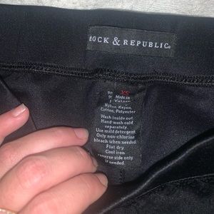 Suede print leggings